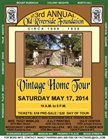 Old Riverside Foundation Vintage Home Tour, Restoration Faire & Mercantile