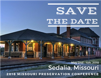 2018 Missouri Preservation Conference: Sedalia