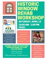Historic Window Rehab Workshop