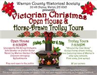 Victorian Christmas Open House & Horse-Drawn Trolley Tours