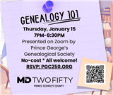 Free Genealogy Workshop Series Launched as part of Semiquincentennial Programming  by Anacostia Trails Heritage Area in Prince George’s County, Maryland