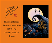 Free Movie: Nightmare Before Christmas @ Goshen Theater