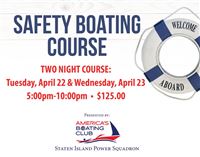 Safety Boating Course presented at the National Lighthouse Museum, Staten Island NY