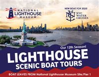 View LIGHTHOUSES on The National Lighthouse Museum's FALL FOLIAGE TOUR up The Hudson River