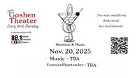 Martinis & Music: November Edition