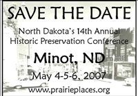 14th Annual ND Historic Preservation Conference