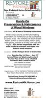 Hands-On Preservation & Maintenance of Wood Windows