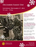 Oregon Historical Society’s December Family Day