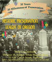 Historic Preservation League of Oregon's 35 Anniversary Celebration