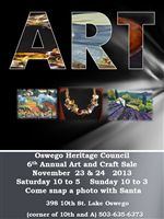 Oswego Heritage Council Art and Craft Sale