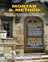 Workshop: Basics of Repointing Using Lime Mortar
