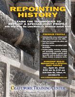 Workshop: Repointing A Special Joint Profile