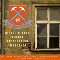 Renovators Network: Wood Window Repair Workshop