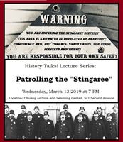 History Talks! Patrolling the Stingaree