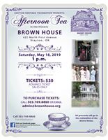 Spring Victorian Tea at Brown House