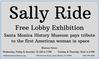Sally Ride @ Santa Monica History Museum