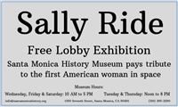 Sally Ride @ Santa Monica History Museum
