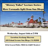History Talks! How Coronado Split from San Diego