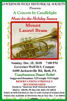 A Concert by Candlelight ~ Music for the Holiday Season