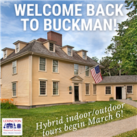 Buckman Tavern opening