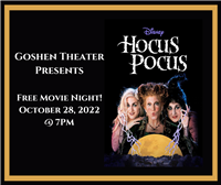 Free Movie: Hocus Pocus @ Goshen Theater