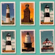 Lighthouse Stamps of the United States to be displayed at the National Lighthouse Museum