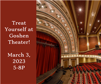 First Fridays: Treat Yourself at Goshen Theater