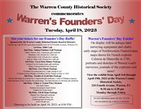 Warren's Founders' Day Exhibit & Raffle 2023