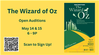 "The Wizard of Oz" Auditions at Goshen Theater
