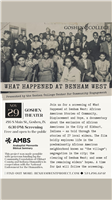 Goshen College Center for Community Engagement Presents: "What Happened at Benham West"