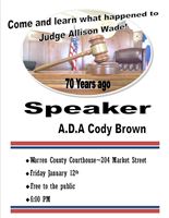 The Assassination of Judge Allison Wade
