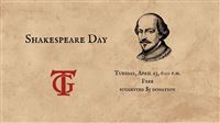 Shakespeare Day @ Goshen Theater