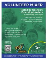 Goshen's Emerging Leaders Presents: Volunteer Mixer