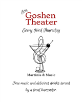 Martinis and Music: May Edition @ Goshen Theater