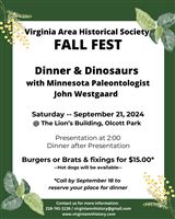 Fall Fest 2024:  Dinner & Dinosaurs!