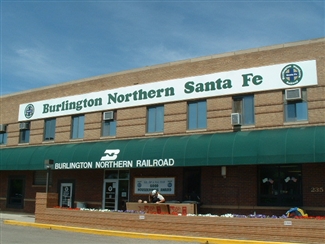 Downtown Havre, MT - Havre, MT Amtrak station.