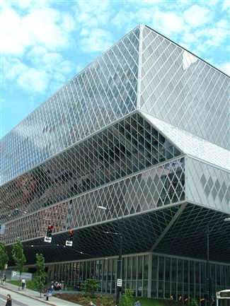 Downtown Seattle - Seattle Public Library - Central Branch