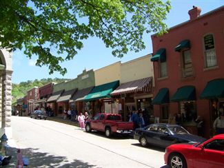 Center Street shops - Eureka Springs, Arkansas Credit: Ken Rundel