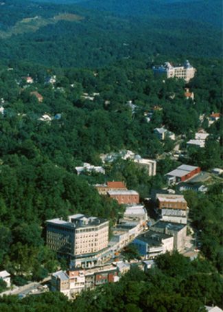 Aerial View - Eureka Springs, Arkansas Credit: Chuck Haralson, Arkansas Parks and Tourism