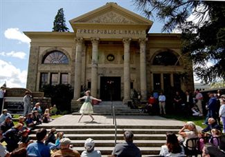 Petaluma Historical Library & Museum - The building known today as the Petaluma Historical Library Museum in Historic Downtown Petaluma was originally a Carnegie Free Library opened in 1906. The neo-classical building was designed by Brainerd Jones and is listed on the National Register of Historic Places. Photo courtesy of the Petaluma Visitor Center.