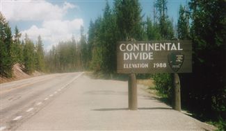 Grand Teton National Park & John D. Rockefeller, Jr. Memorial Parkway - Crossing the Continental Divide on the John D. Rockefeller, Jr. Memorial Parkway (traveling to Yellowstone National Park) Wyoming http://www.nps.gov/grte