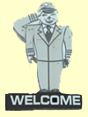 Felts Field Airport welcome sign, Spokane, Washington