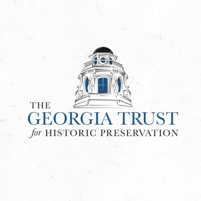 Official logo of The Georgia Trust for Historic Preservation, featuring a stylized architectural silhouette.