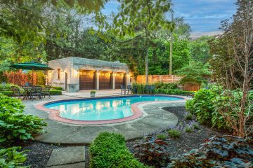 The Pool at The Louis Kamper Mansion in Indian Village, Detroit.