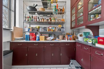 Kitchen at The Louis Kamper Mansion in Indian Village, Detroit.