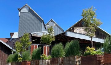 Architectural salvage at Aurora Mills in Aurora, Oregon