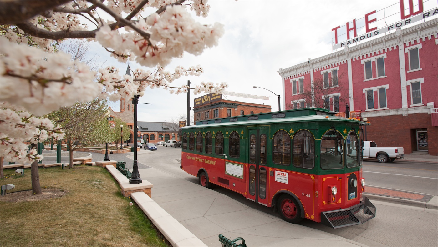 Cheyenne Street Railway Trolley, featured in the Historic Lodging directory on PreservationDirectory.com.