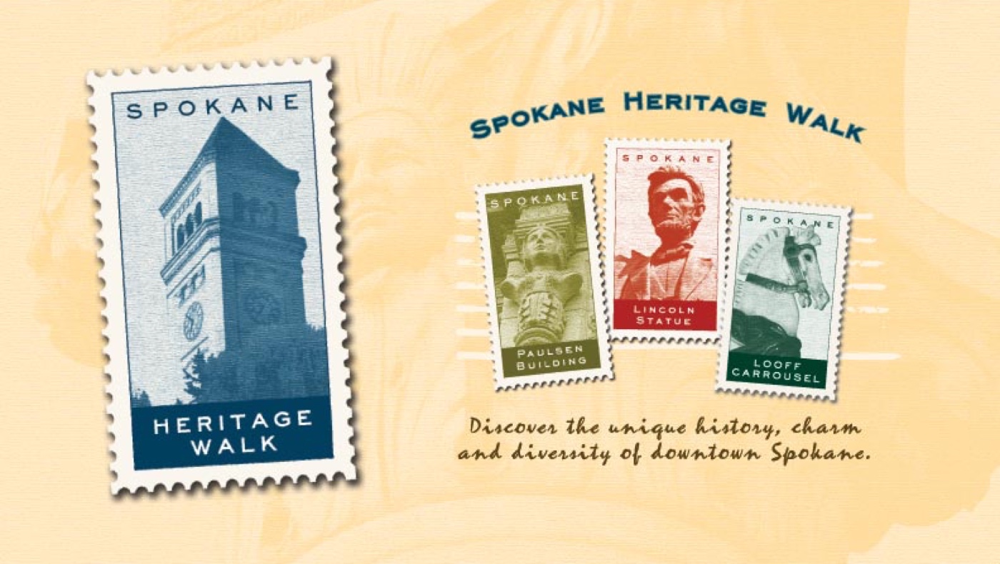 Downtown Spokane, Washington Heritage Walk, listed in the Historic Tours directory on PreservationDirectory.com.